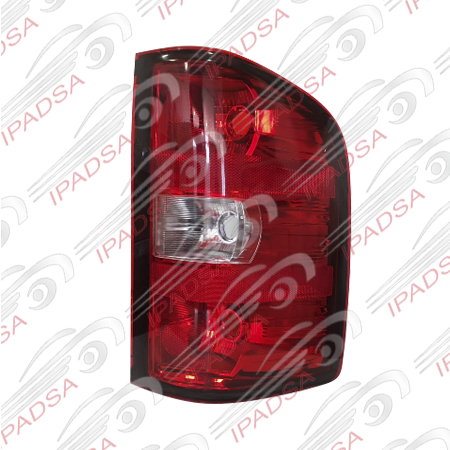CALAVERA CHEVROLET CHEYENNE/SILVERADO/CUSTOM 2007 - 2013 ROJO/CRISTAL CON DERECHA
