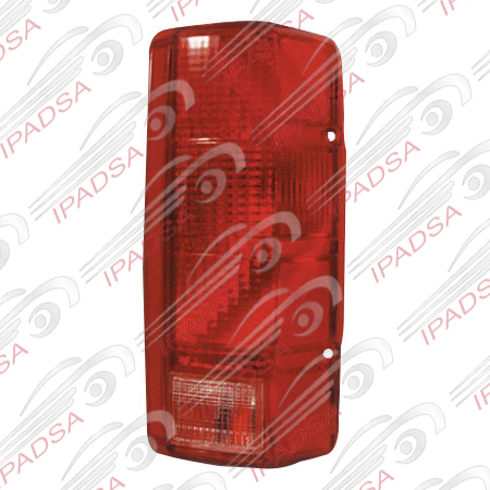CALAVERA FORD F150/F250 1980 - 1986 ROJO/CRISTAL CON DERECHA