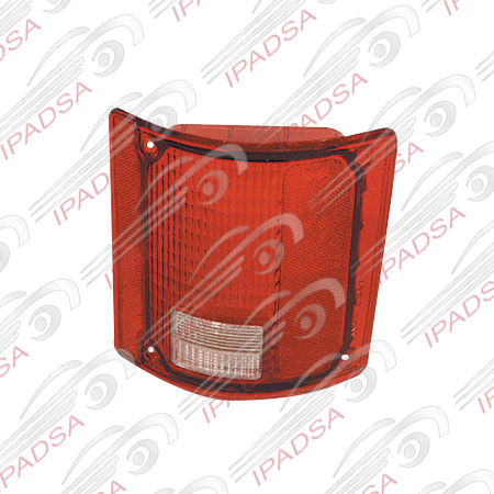 MICA CHEVROLET/GMC CHEYENNE/SIERRA/SUBURBAN/CUSTOM 1989 - 1991 ROJO/CRISTAL CON DERECHA