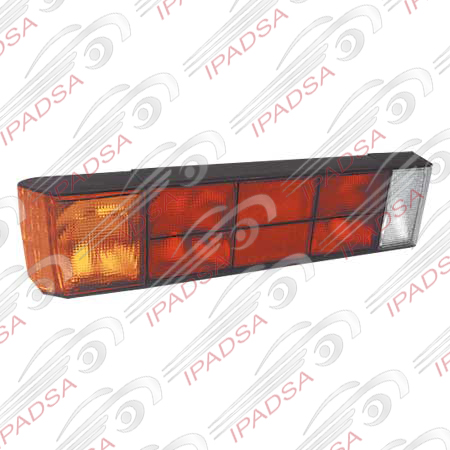 CALAVERA VOLKSWAGEN CARIBE 1981 - 1987 AMBAR/ROJO/CRISTAL CON DERECHA