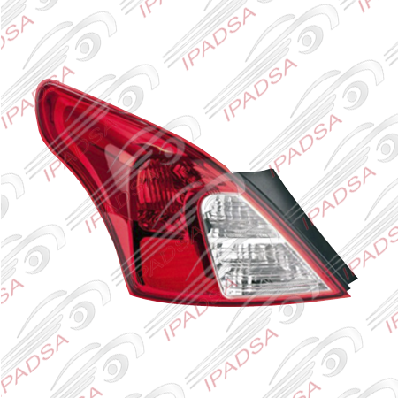 CALAVERA NISSAN VERSA/V-DRIVE 2012 - 2025 ROJO/CRISTAL CON IZQUIERDA
