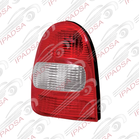 CALAVERA CHEVROLET CHEVY 3 PUERTAS 2001 - 2003 ROJO/CRISTAL CON IZQUIERDA