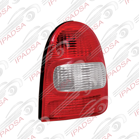 CALAVERA CHEVROLET CHEVY 3 PUERTAS 2001 - 2003 ROJO/CRISTAL CON DERECHA