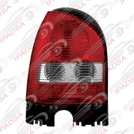 CALAVERA VOLKSWAGEN POINTER 2000 - 2005 ROJO/CRISTAL CON IZQUIERDA