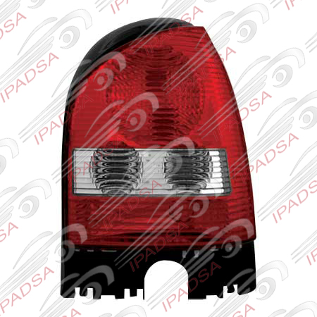 CALAVERA VOLKSWAGEN POINTER 2000 - 2005 ROJO/CRISTAL CON DERECHA