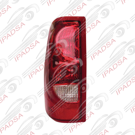 CALAVERA CHEVROLET SILVERADO/CUSTOM 2003 - 2004 ROJO/CRISTAL CON IZQUIERDA
