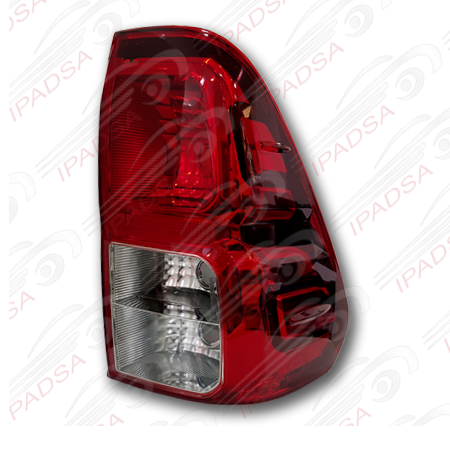 CALAVERA TOYOTA HILUX 2016 - 2023 ROJO/CRISTAL CON DERECHA