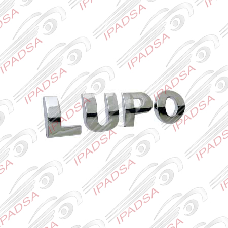 EMBLEMA VOLKSWAGEN LUPO 2005 - 2009 CROMADO
