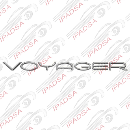 EMBLEMA CHRYSLER VOYAGER - CROMADO