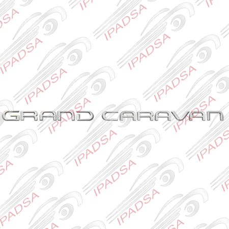 EMBLEMA DODGE GRAND CARAVAN 1996 - 2000 CROMADO
