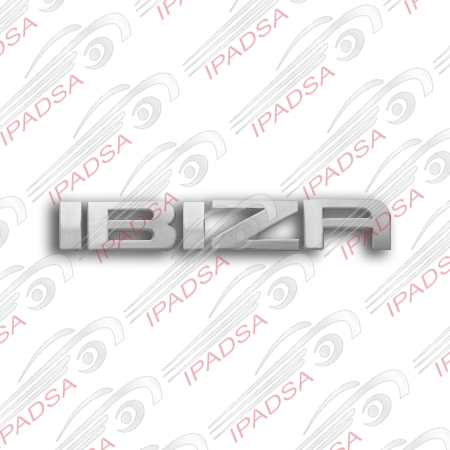 EMBLEMA SEAT IBIZA - CROMADO