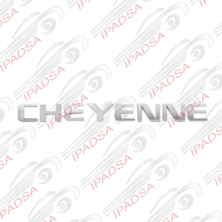 EMBLEMA CHEVROLET CHEYENNE - CROMADO