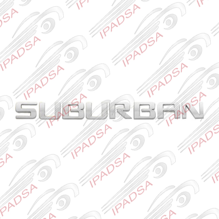 EMBLEMA CHEVROLET SUBURBAN - CROMADO