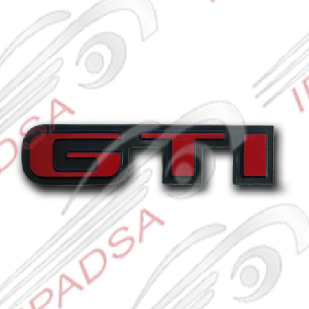 EMBLEMA VOLKSWAGEN JETTA/GOLF - ROJO