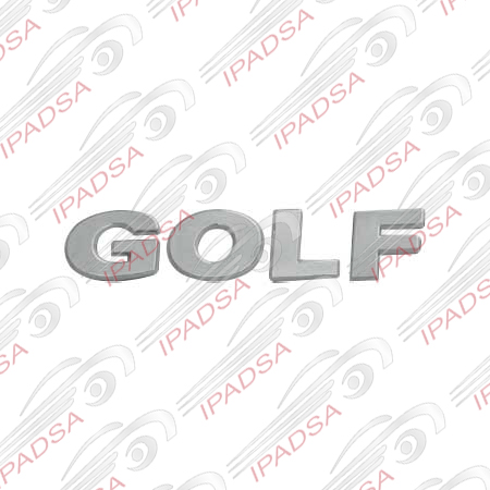 EMBLEMA VOLKSWAGEN GOLF 2008 - 2013 CROMADO