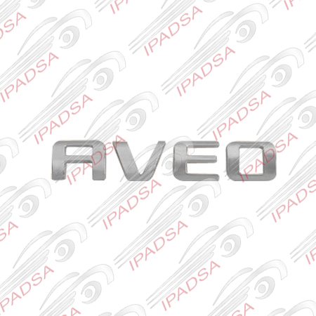 EMBLEMA CHEVROLET AVEO 2005 - 2013 CROMADO