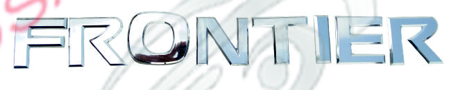 EMBLEMA NISSAN FRONTIER - CROMADO