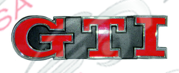 EMBLEMA VOLKSWAGEN JETTA/GOLF - ROJO