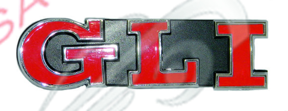 EMBLEMA VOLKSWAGEN JETTA/GOLF - ROJO