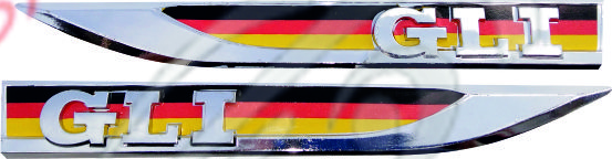 EMBLEMA VOLKSWAGEN JETTA/GOLF - CROMADO/ALEMANIA