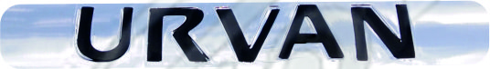 EMBLEMA NISSAN URVAN - CROMADO