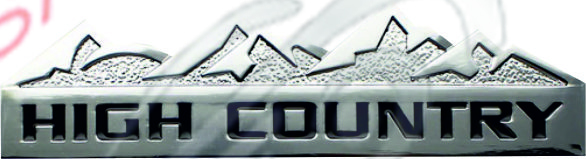 EMBLEMA CHEVROLET CHEYENNE/SUBURBAN - CROMADO