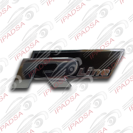EMBLEMA VOLKSWAGEN JETTA/GOLF/POLO - CROMADO/NEGRO