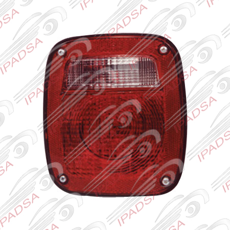 PLAFON UNIVERSAL UNIVERSAL - ROJO/CRISTAL