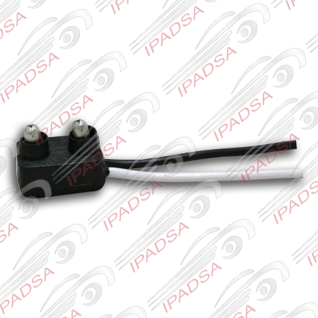 SOQUET UNIVERSAL CONECTOR DOBLE PARA LEDS - NEGRO