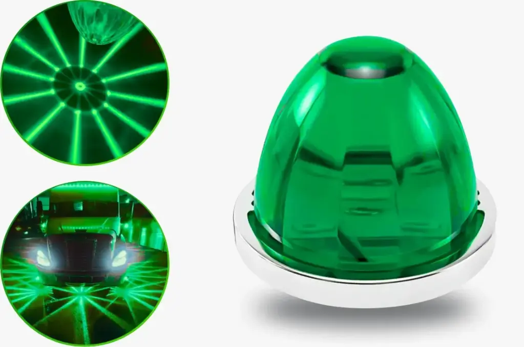 PLAFON UNIVERSAL WATERMELON ESTROBO VERDE CON LEDS