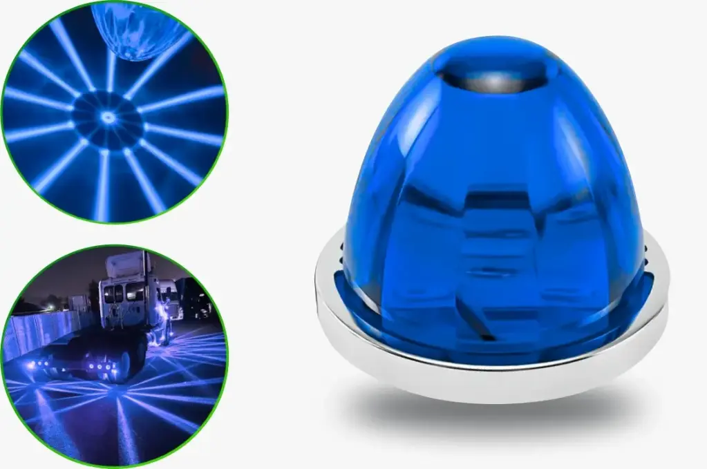 PLAFON UNIVERSAL WATERMELON ESTROBO AZUL CON LEDS