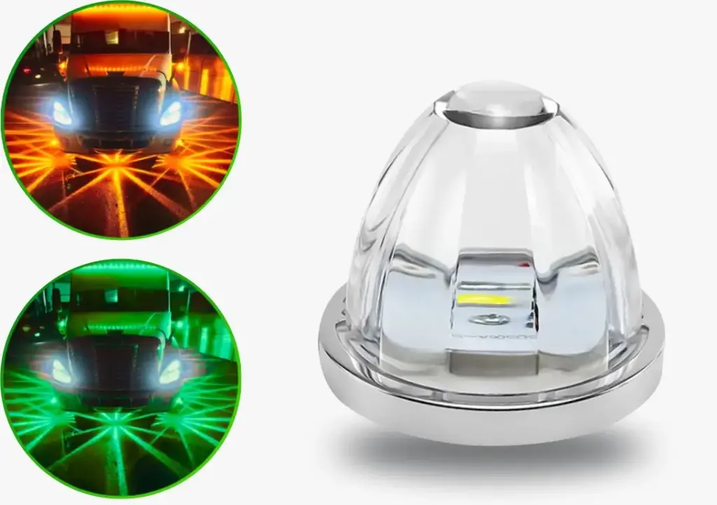 PLAFON UNIVERSAL WATERMELON ESTROBO AMBAR/VERDE CON LEDS