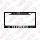 MARCO DE PLACA AMERICANO HONDA - NEGRO