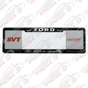 MARCO DE PLACA EUROPEO UNIVERSAL - NEGRO