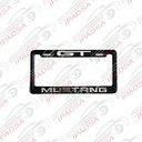 MARCO DE PLACA AMERICANO MUSTANG - NEGRO