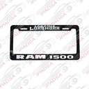MARCO DE PLACA AMERICANO RAM - NEGRO