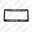 MARCO DE PLACA AMERICANO VOLKSWAGEN - NEGRO