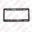 MARCO DE PLACA AMERICANO RAPTOR - NEGRO