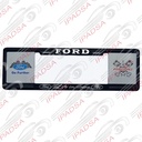 MARCO DE PLACA EUROPEO UNIVERSAL - NEGRO