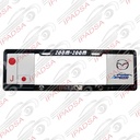 MARCO DE PLACA EUROPEO UNIVERSAL - NEGRO