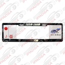 MARCO DE PLACA EUROPEO UNIVERSAL - NEGRO