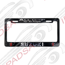 MARCO DE PLACA AMERICANO SUZUKI - NEGRO