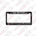 MARCO DE PLACA AMERICANO KIA - NEGRO