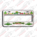 MARCO DE PLACA NUMERICO UNIVERSAL - BLANCO