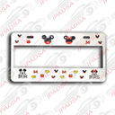 MARCO DE PLACA NUMERICO UNIVERSAL - BLANCO