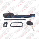 MANIJA VOLKSWAGEN PUERTA EXTERIOR CARIBE, ATLANTIC,  GOLF Y JETTA 1985 - 1992 NEGRO CON IZQUIERDA