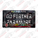 PORTAPLACA AMERICANO UNIVERSAL - NEGRO