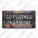 PORTAPLACA AMERICANO UNIVERSAL - NEGRO