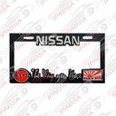 MARCO DE PLACA MAXI UNIVERSAL - NEGRO