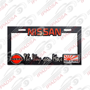 MARCO DE PLACA MAXI UNIVERSAL - NEGRO